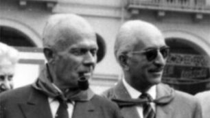 Giovanni Battista Stucchi con Sandro Pertini