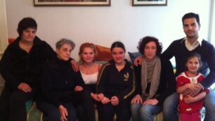 La famiglia Frigerio al gran completo