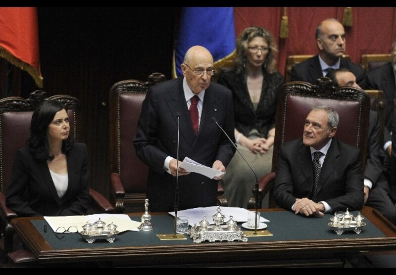 Il giuramento di Giorgio Napolitano