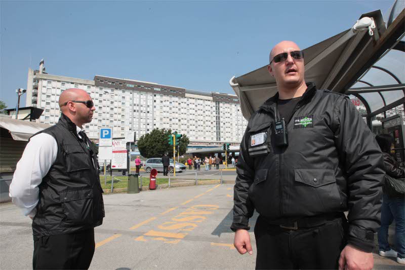 Monza, servizio vigilanza al San Gerardo