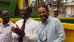 Primo sostegno ai sopravvissuti:un monzese tra le macerie di Haiti