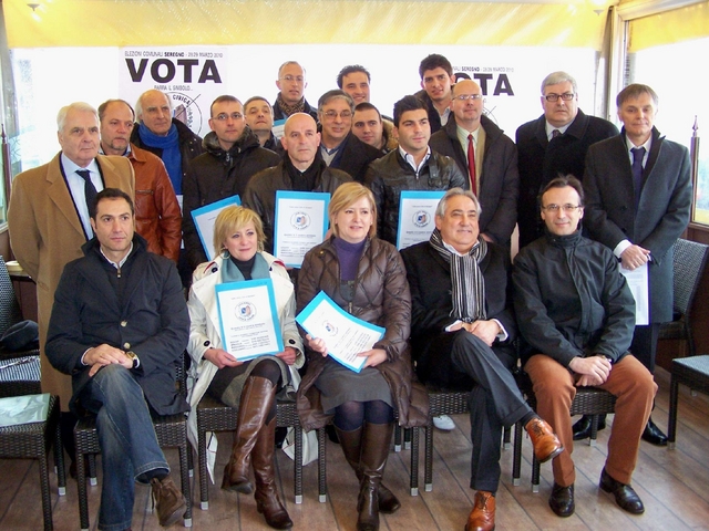 La lista civica ”Città di Seregno”ha presentato i suoi candidati
