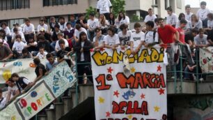 Monza in marcia per la legalitàSabato sfilata dei ragazzi in centro