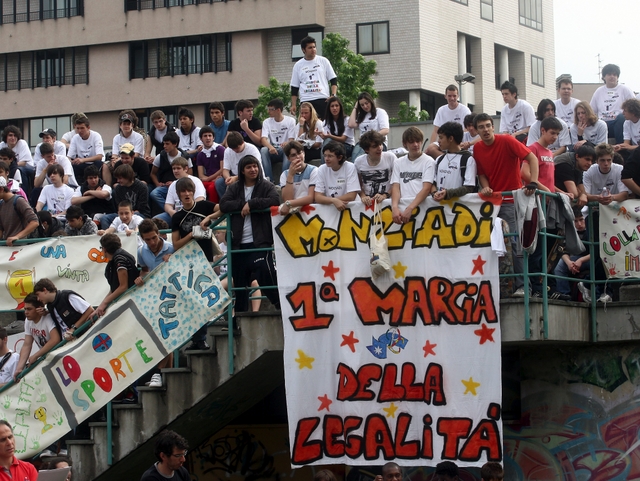 Monza in marcia per la legalitàSabato sfilata dei ragazzi in centro