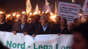 Monza, la Lega nord corre da solaBossi: Berlusconi come Mussolini