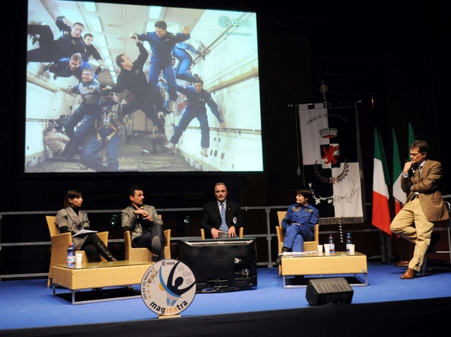 Verano, un gran tifo da stadioper Nespoli di nuovo in orbita