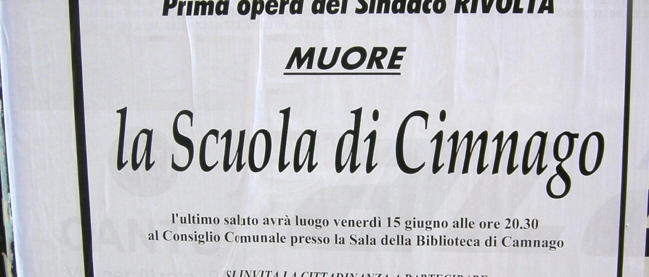 Pochi iscritti alle elementariLa scuola chiude i battenti