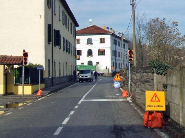 Albiate: via Gatti, tempi lunghiper la sistemazione del crollo