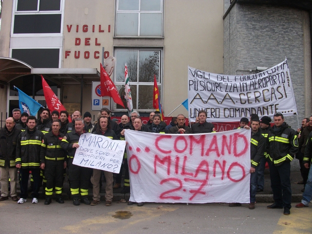 «Nelle caserme solo volontari»Vigili del fuoco brianzoli, presidio