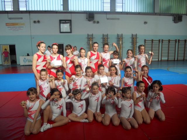 Ginnastica, gara di squadrePoli Bernate, incetta di podi