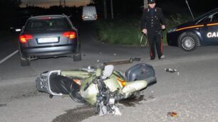 Scontro tra scooter e autovettura:cesanese muore a Fenegrò