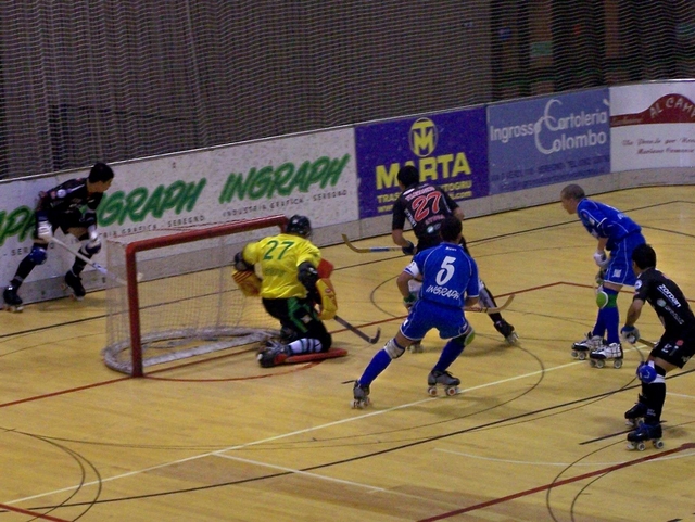 Playoff scudetto, Hockey Seregnosconfitto in gara uno da Valdagno