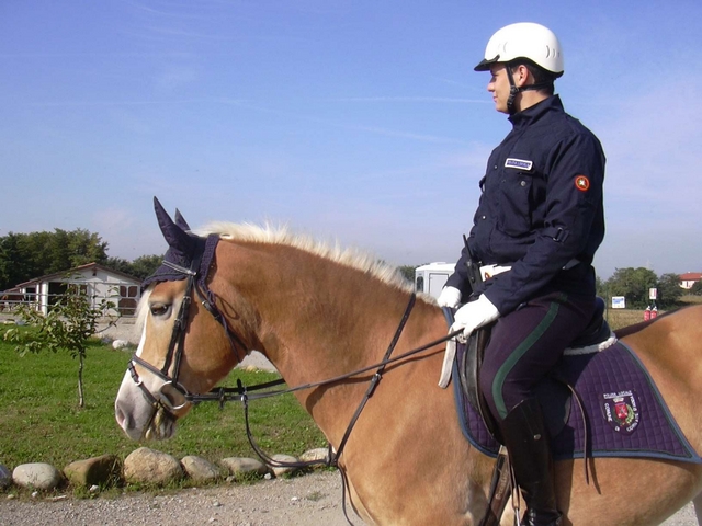 Cornate d’Adda, vigili a cavallosul corso dell’Adda e nei parchi