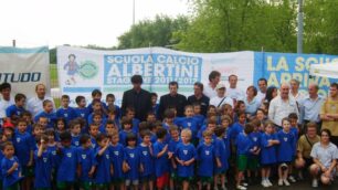Besana, Demetrio Albertini inaugurala nuova sede della scuola calcio