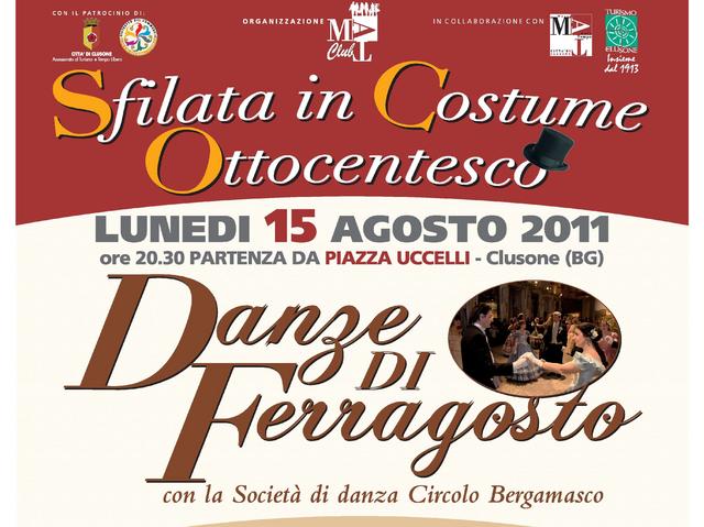 Clusone d’estate:Danze a ferragosto