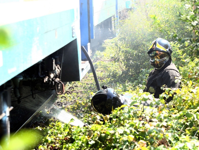 Rischio fiamme sul ”Besanino”Guasto tra Arcore e Villasanta