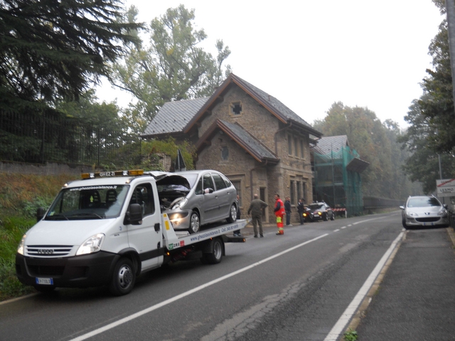 Incidente stradale a Lesmodavanti a casa Berlusconi