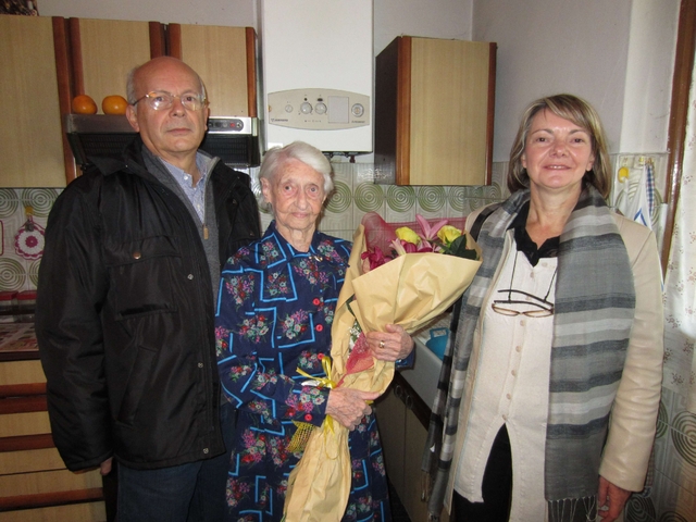 Sovico: Ernestina Canali,103 anni da protagonista