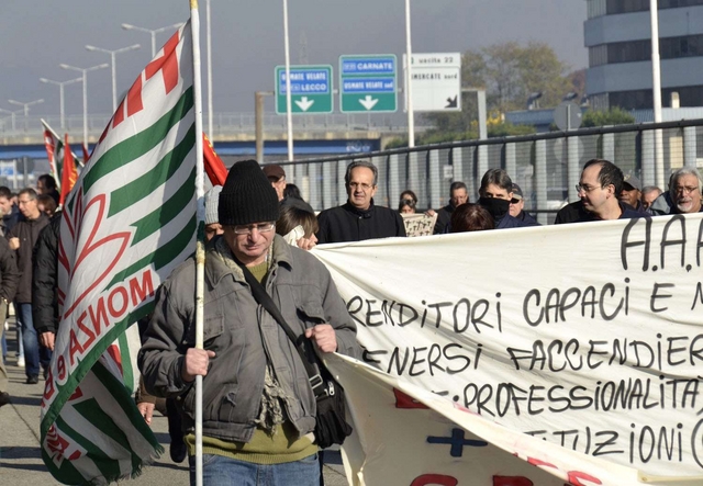 Vimercate, sciopero alla BamesTangenziale bloccata mezz’ora
