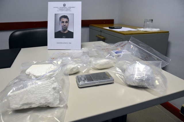 Sequestro di cocaina a VimercateArrestati trafficanti nordafricani
