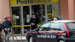 Bandito armato di pistolarapina la posta di Baruccana