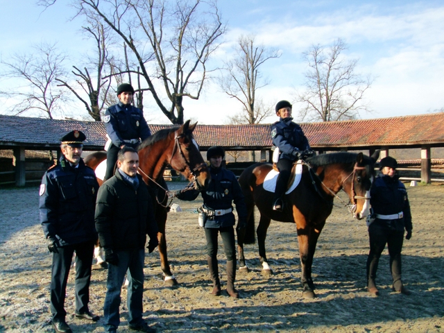 Monza, vigili a cavallo nel parcoSperimentazione per sei mesi