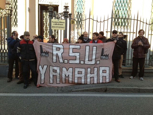 «Sgombrare il presidio immorale»Desiderati contro operai Yamaha