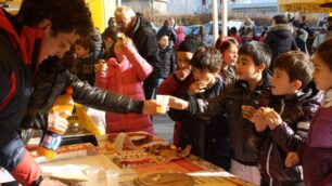 San Valentino a Desio e Padernocon un cuore di formaggio
