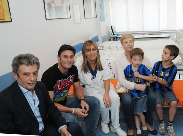 Dopo capitan Zanetti, anche l’Abiodona poltrone letto alla pediatria