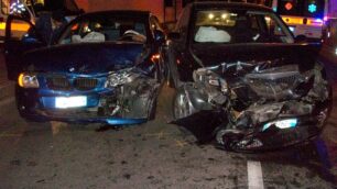 Seregno: carambola in via PariniCoinvolte quattro auto, sei feriti