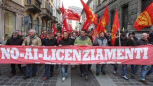 Concorezzo, licenziato delegatoLa protesta della Filt Cgil