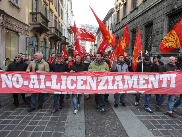 Concorezzo, licenziato delegatoLa protesta della Filt Cgil