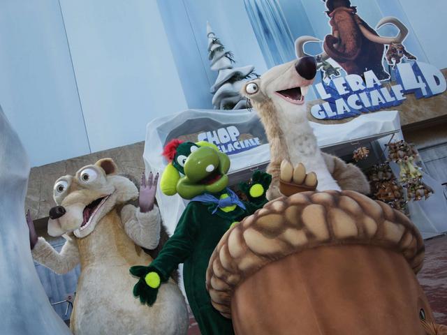 «L’Era Glaciale 4D»Stupore a Gardaland