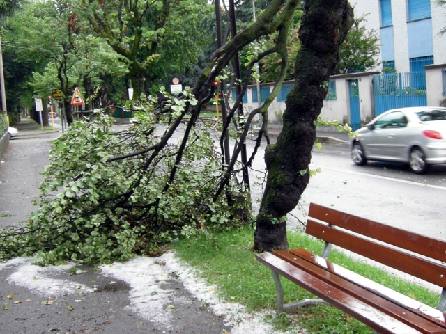 Meteo, grandine e forte ventoCaldo, illusione: ponte piovoso