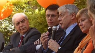 Monza, «Tutti per Scanagatti»Pisapia e il Pd brianzolo in piazza