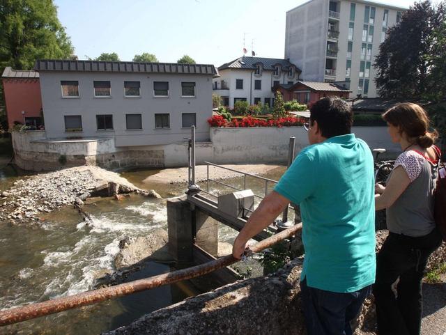 Monza, torna un po’ d’acquanel Lambro rimasto in secca