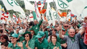 Scontro a Bergamo Monti-SalviniNella Lega sfida per la leadership