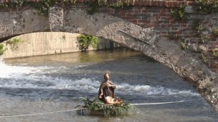 Monza, festa di San GerardoLa statua è tornata nel Lambro