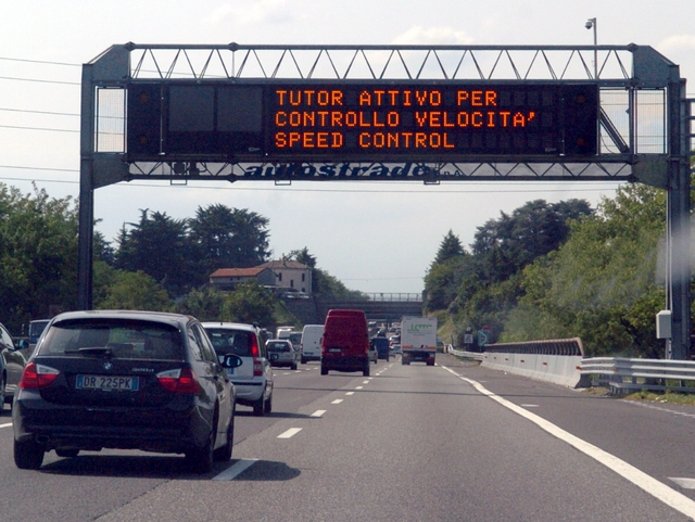 Autovelox addio, arriva il tutorsu Milano-Meda e Rho-Monza