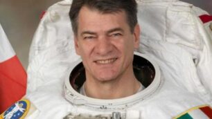 Paolo Nespoli al Meeting Fratel Ettore visto coi burattini