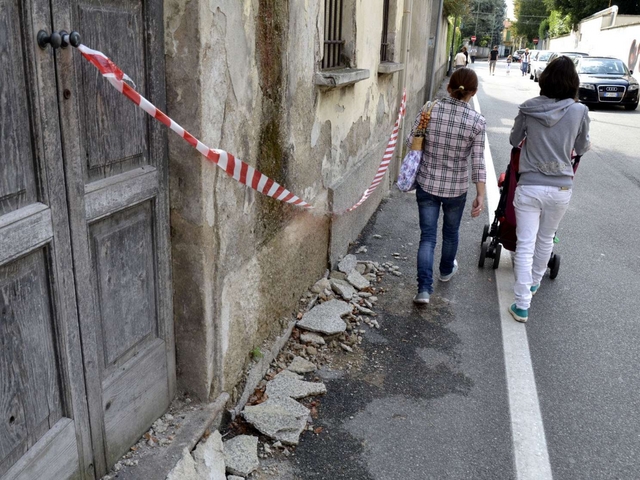 L’ospedale vecchio cade a pezziAltro allarme in centro Vimercate