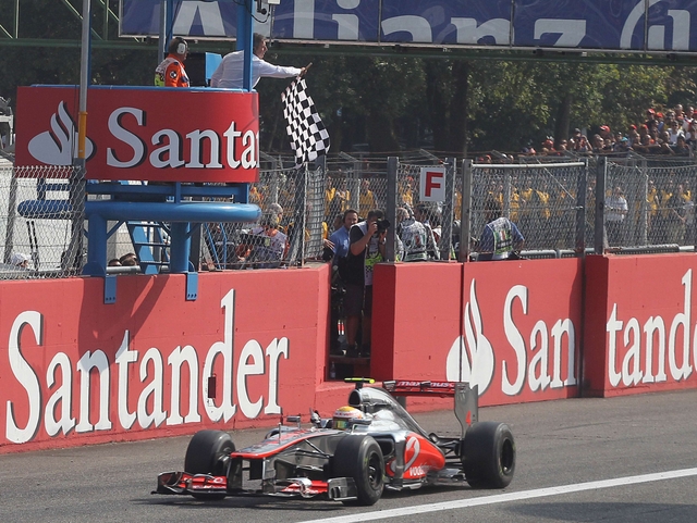 Si corre il Gran premio di MonzaVince Hamilton, Alonso è terzo