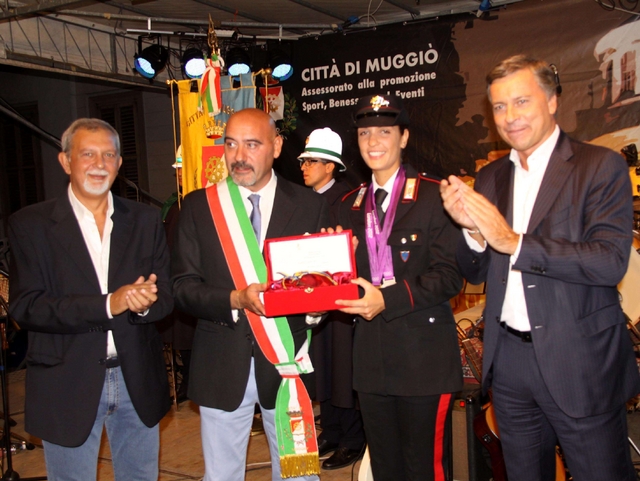 Muggiò, festa olimpica per ErrigoMorandi premiato a Vimercate