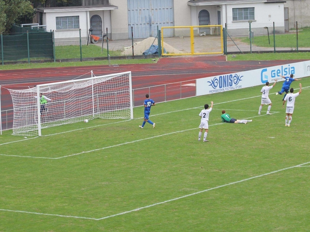 Calcio: delusione SeregnoPareggio in casa con il Trento