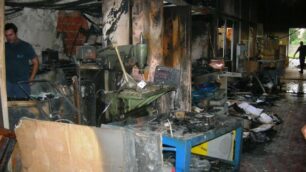 Seregno: incendio alla Bea spaDistrutto il reparto prove