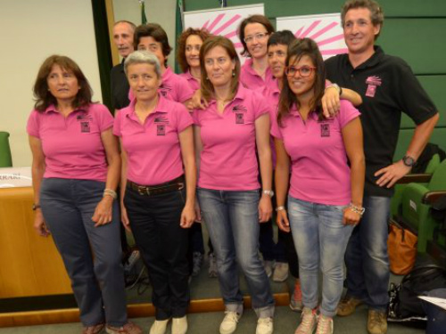 Riparte la «Santiago in rosa»Runners in corsa contro il cancro
