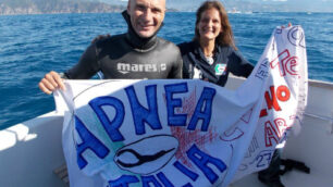 Apnea Italia al fianco di Genoninel record mondiale di apnea