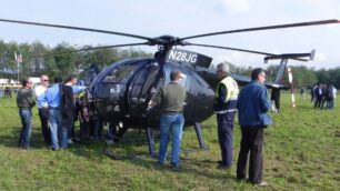 Lissone vole alta sull’elicotteroFesta per la Protezione civile