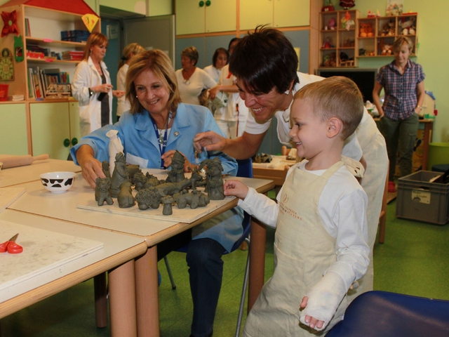 A pediatria e neuropsichiatriabambini provetti ceramisti