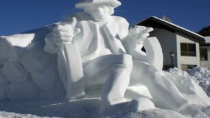 Artisti del ghiaccioin Val Gardena